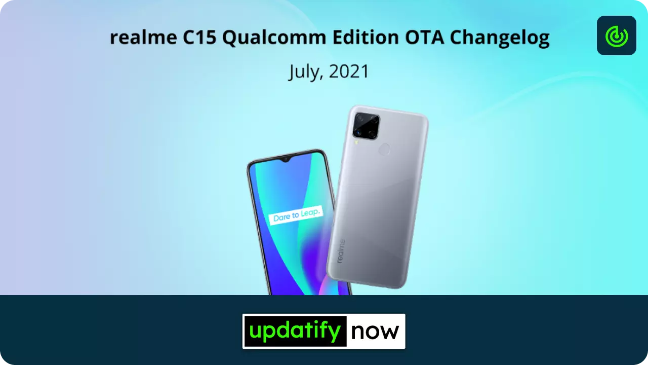 Realme C15 Qualcomm Edition - July 2021 Security Patch