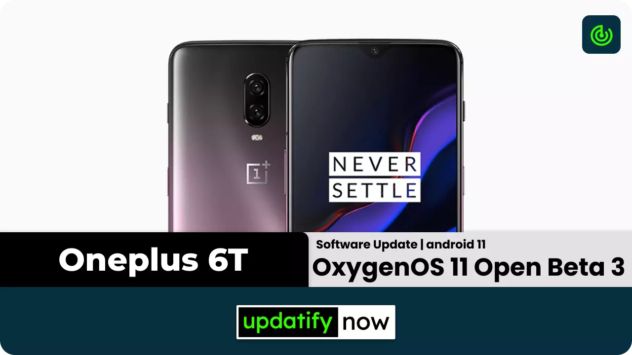 Oneplus 6T - Android 11 with OxygenOS 11 Open Beta 3