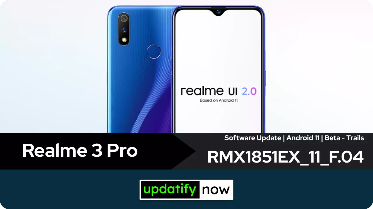 Realme 3 Pro Android 11 Open Beta