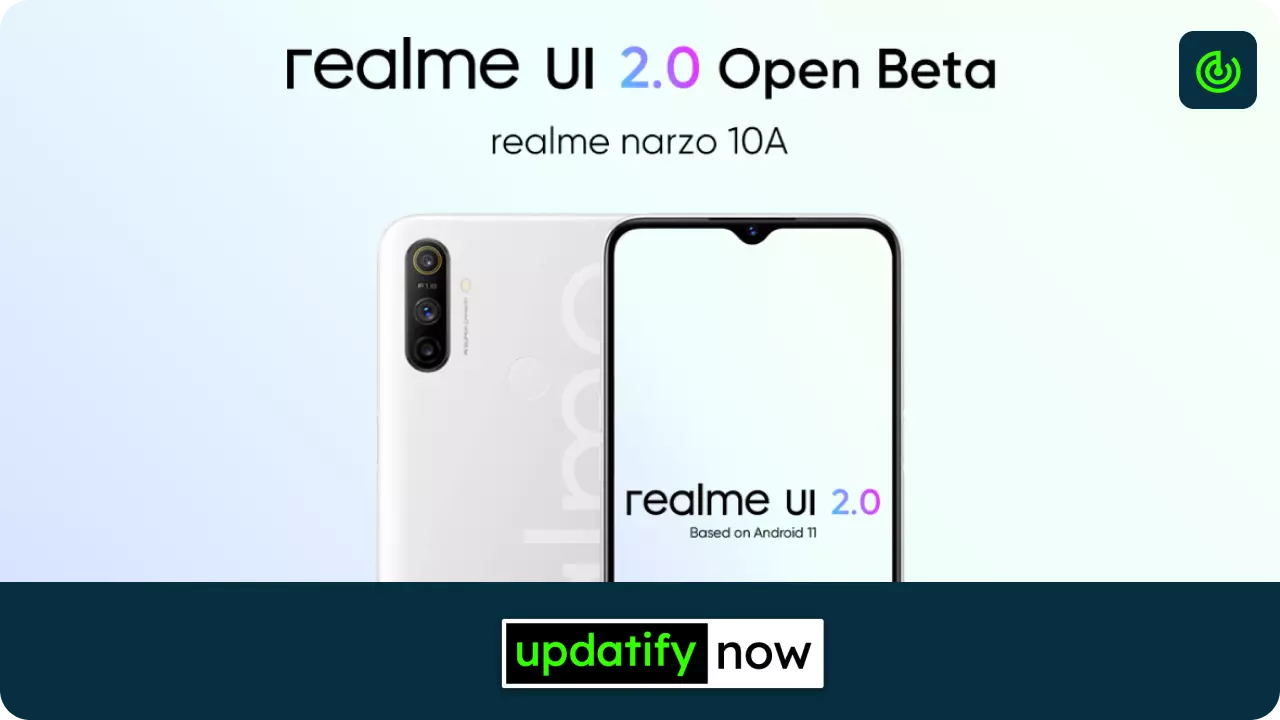 Realme Narzo 10A - Android 11 with Realme UI 2.0 Open Beta