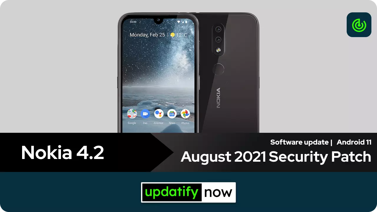 Nokia 4.2 August 2021 Security Patch