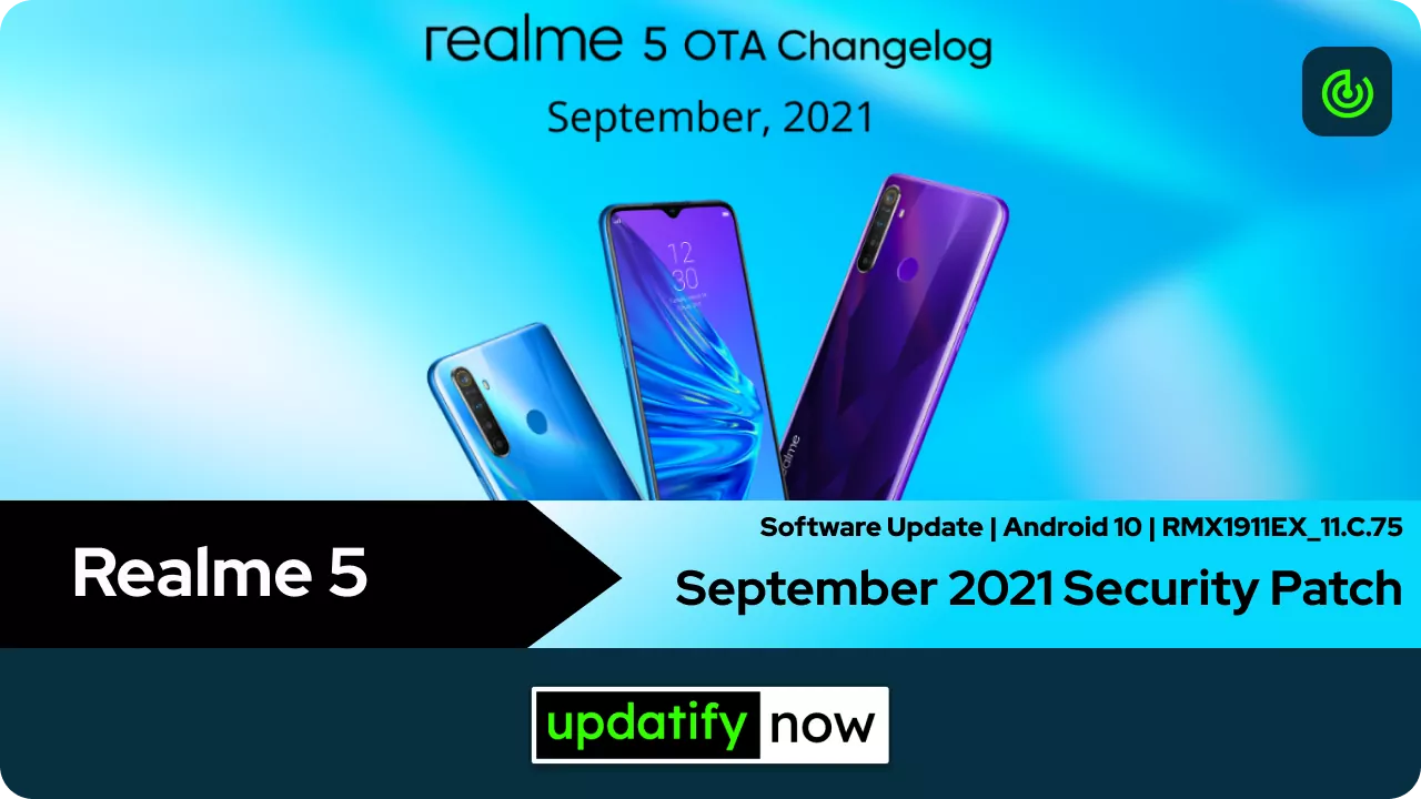 Realme 5 September 2021 Security Patch
