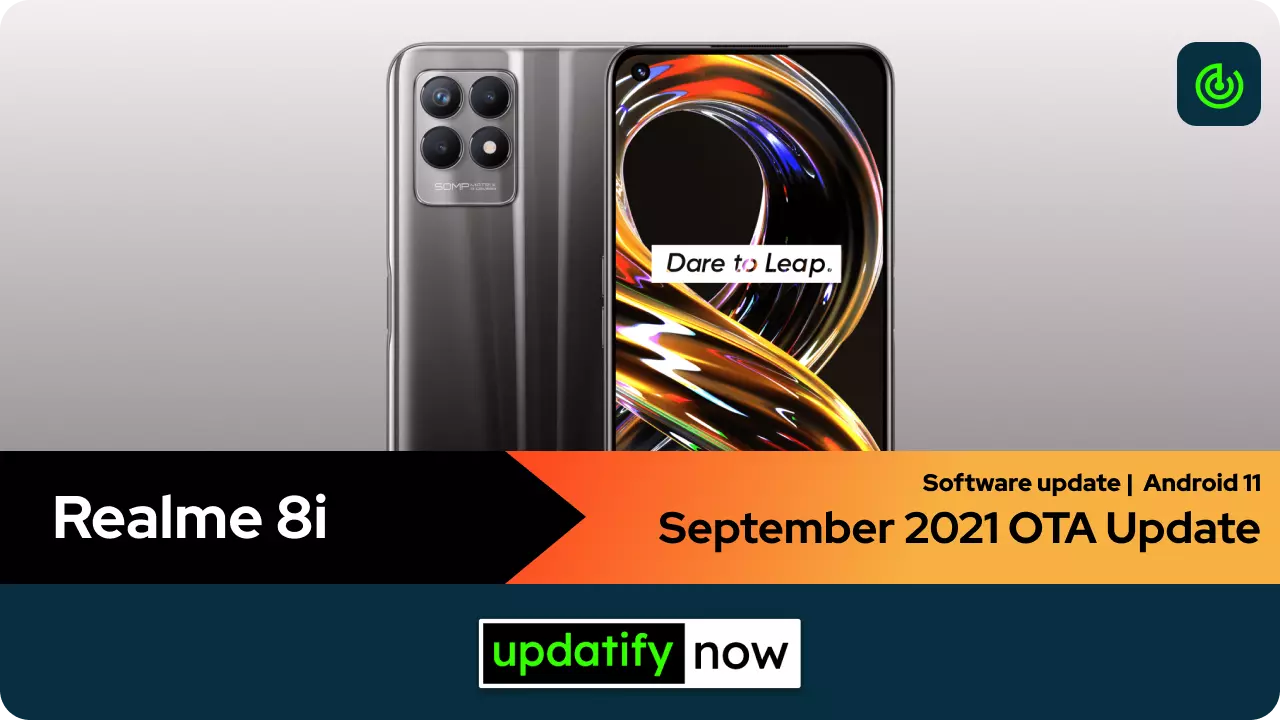 Realme 8i September 2021 OTA Update