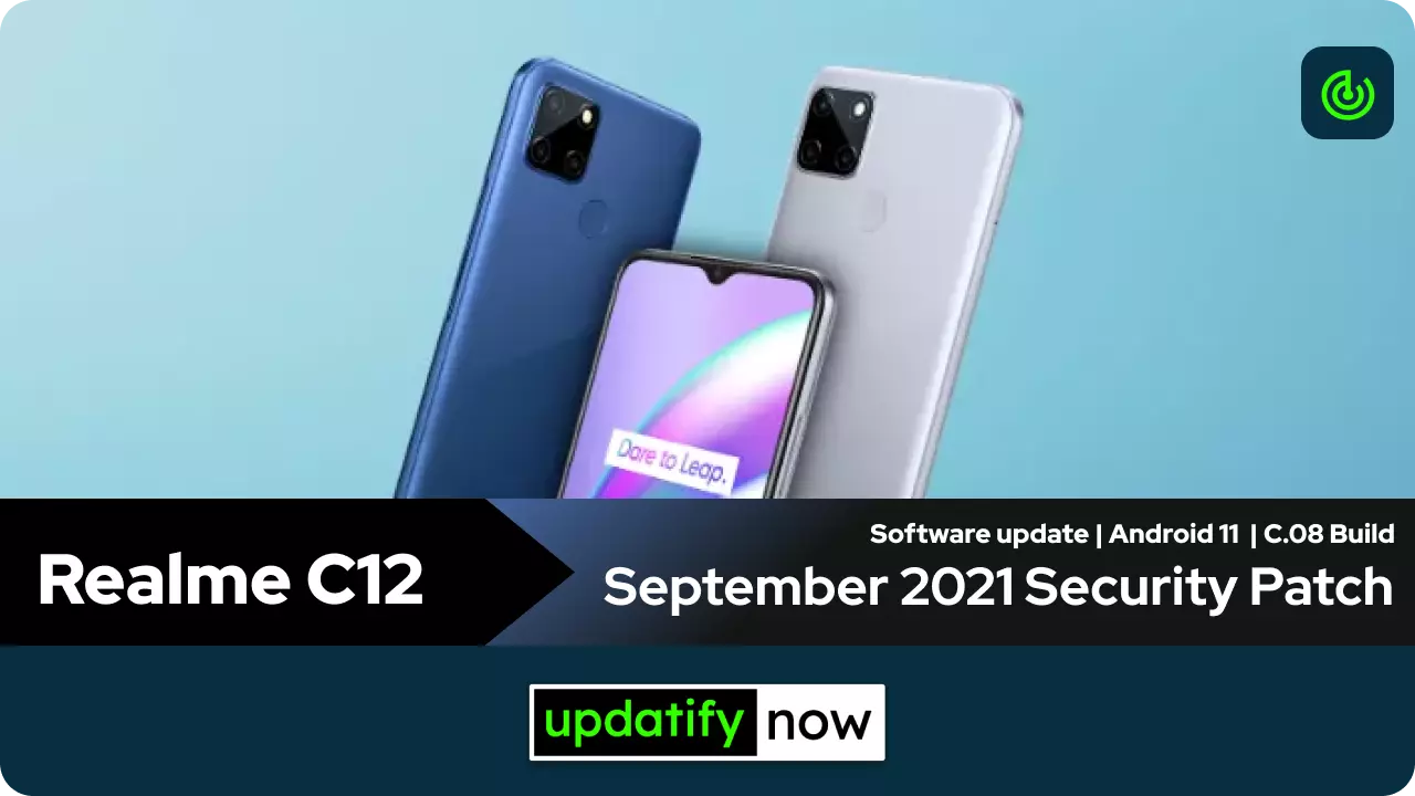 Realme C12 September 2021 Security Patch with C.08 Build