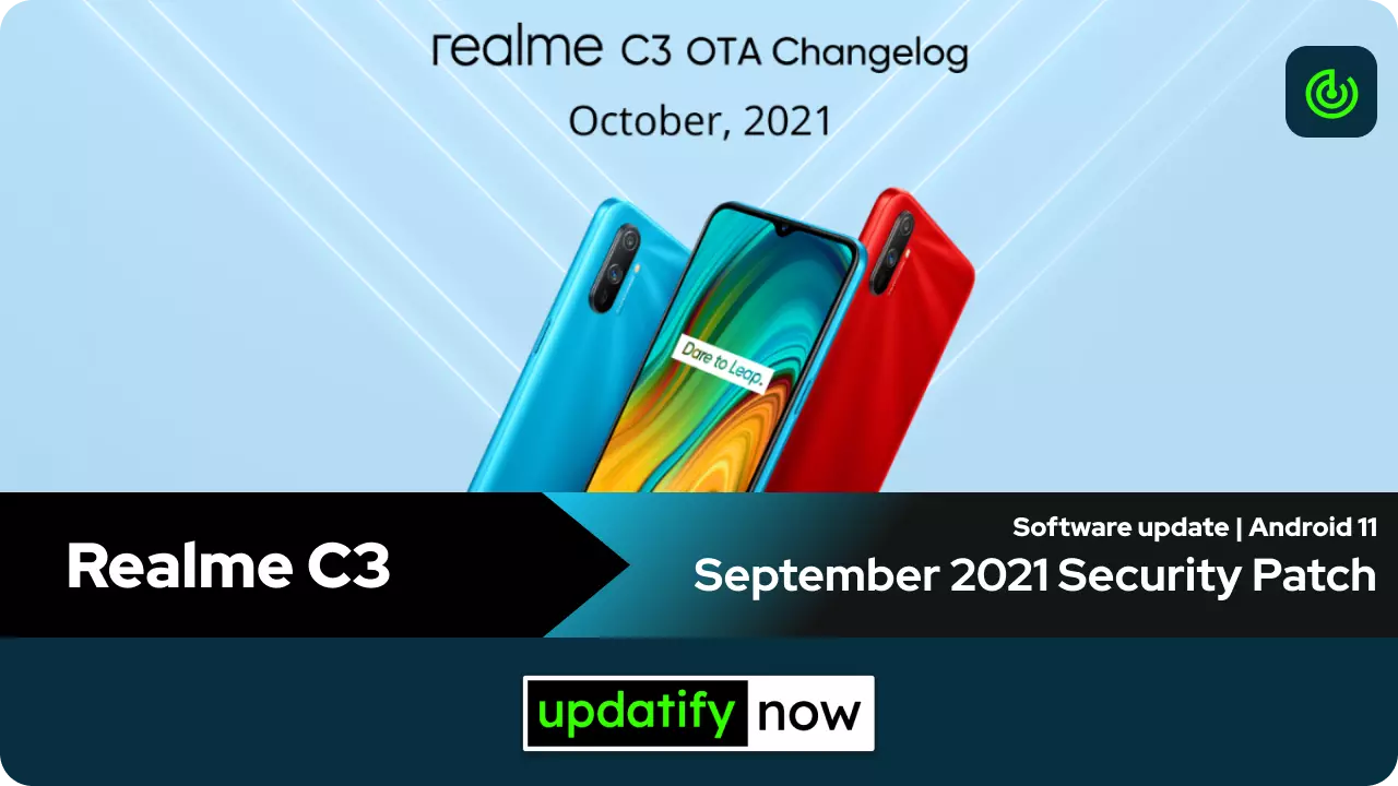 Realme C3 September 2021 Security Patch