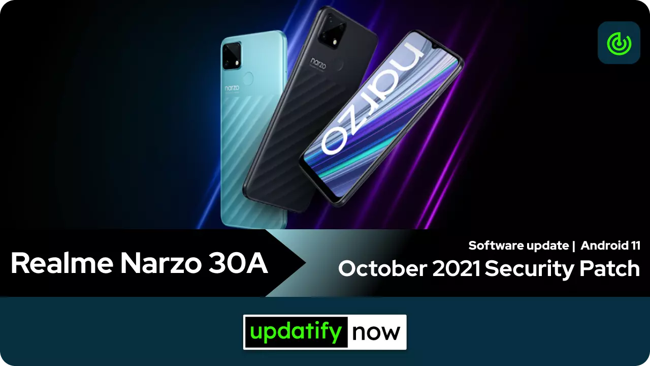 Realme Narzo 30A October 2021 Security Patch