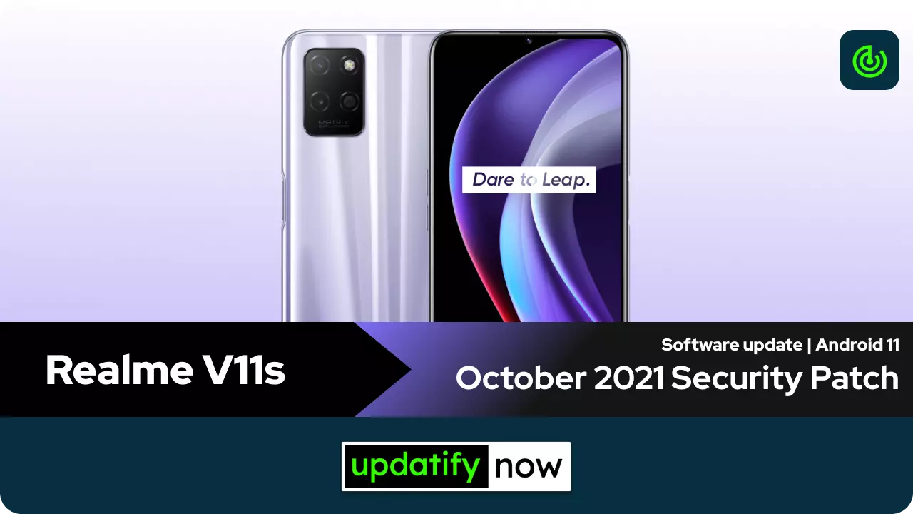 Realme V11s October 2021 Security Patch