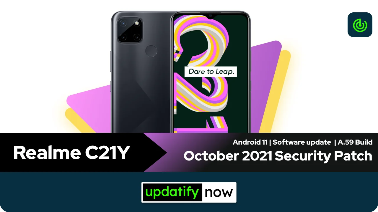 Realme C21Y October 2021 Security Patch with A.59 Build
