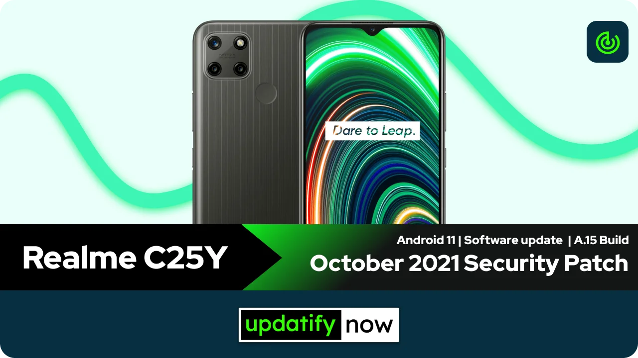 Realme C25Y October 2021 Security Patch with A.15 Build