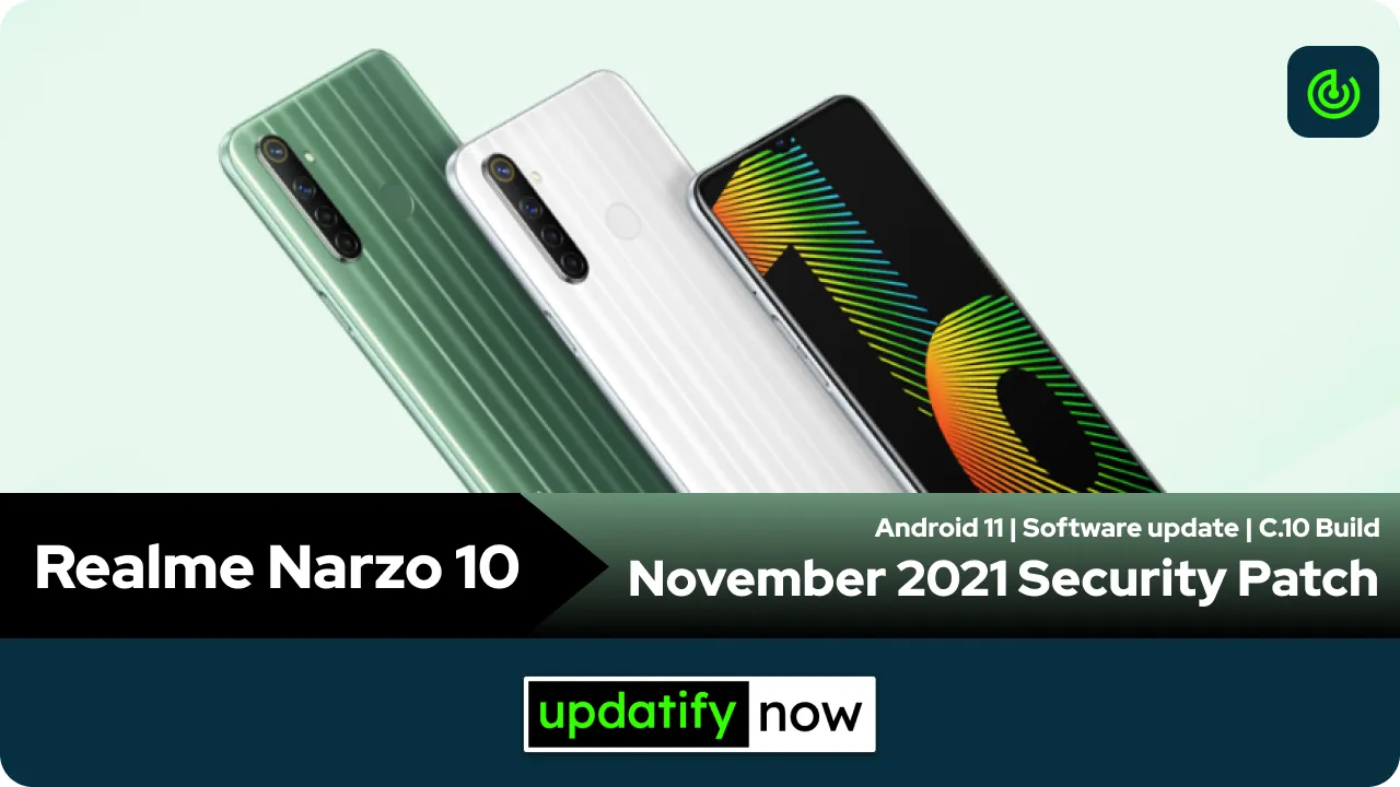 Realme Narzo 10 November 2021 Security Patch with C.10 Build