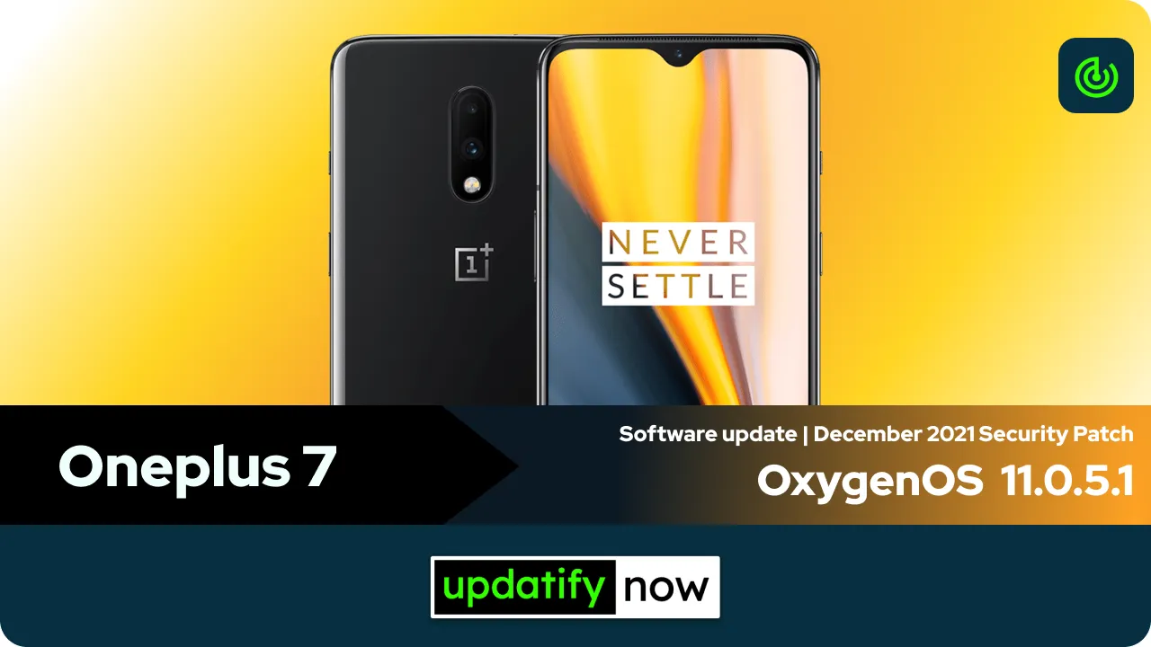 Oneplus 7 OxygenOS 11.0.5.1 with December 2021 Security Patch