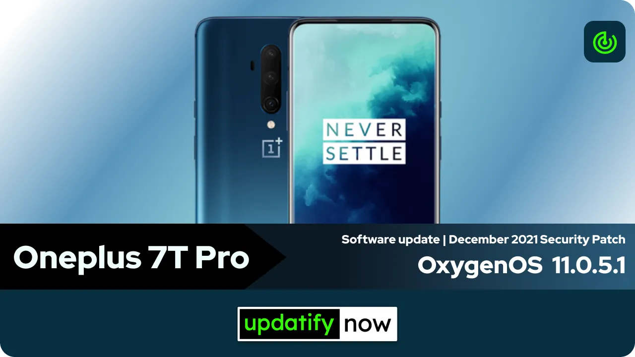 Oneplus 7T Pro OxygenOS 11.0.5.1 with December 2021 Security Patch