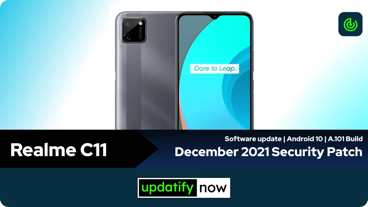 Realme C11 December 2021 Security Patch with A.101 Build