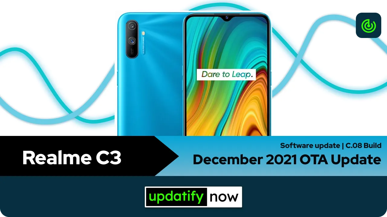 Realme C3 December 2021 OTA Update with C.08 Build