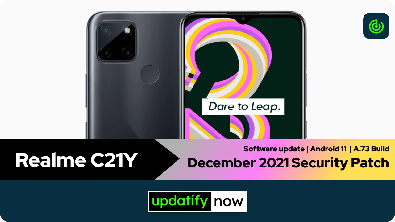 Realme C21Y December 2021 Security Patch with A.73 Build