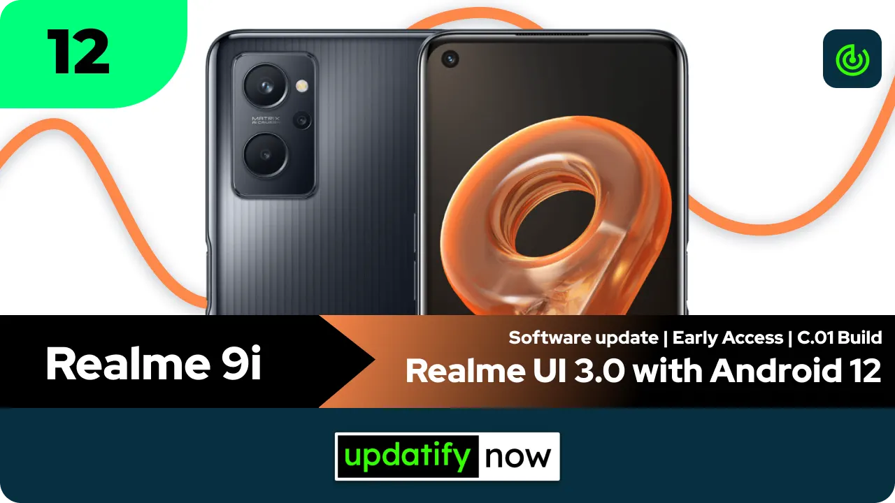 Realme 9i Realme UI 3.0 with Android 12 Early Access