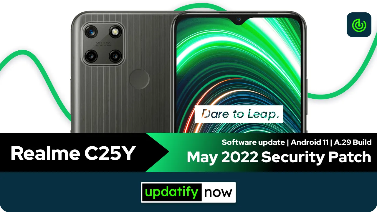 Realme C25Y May 2022 Security Patch with A.29 Build